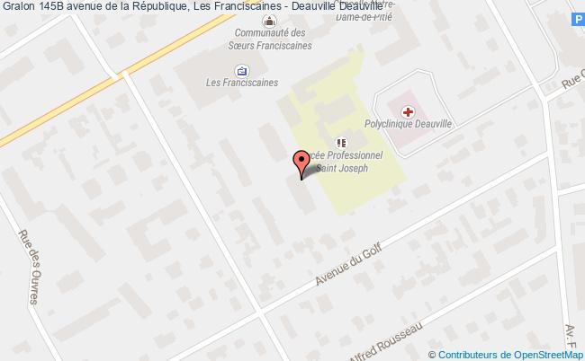 plan 145B avenue de la République, Les Franciscaines - Deauville 