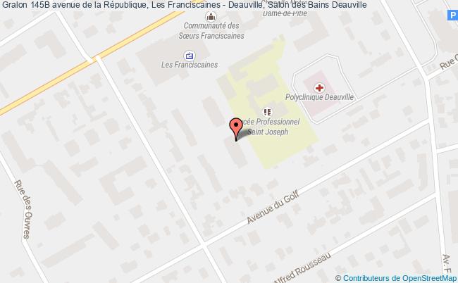 plan 145B avenue de la République, Les Franciscaines - Deauville, Salon des Bains 