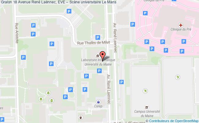 plan 18 Avenue René Laënnec, EVE – Scène universitaire 