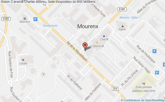 plan 2 avenue Charles Moureu, Salle d'exposition du MIX 