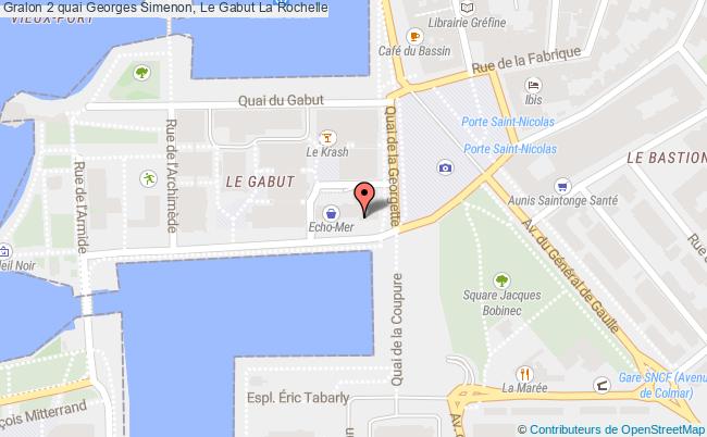 plan 2 quai Georges Simenon, Le Gabut 