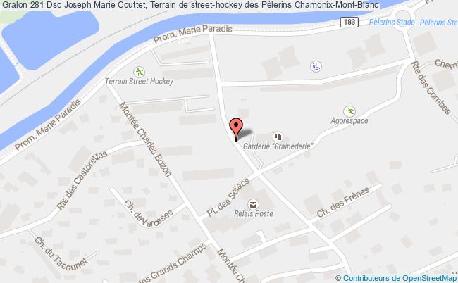 plan 281 Dsc Joseph Marie Couttet, Terrain de street-hockey des Pèlerins 