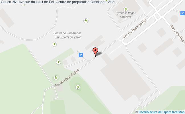 plan 361 avenue du Haut de Fol, Centre de preparation Omnisport 