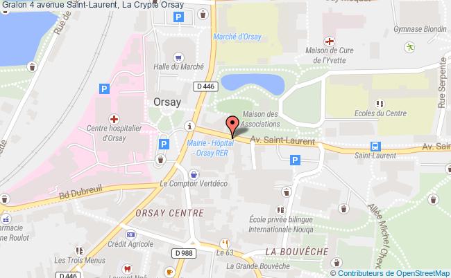 plan 4 avenue Saint-Laurent, La Crypte 
