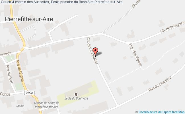 plan 4 chemin des Auchottes, École primaire du Bonh'Aire 