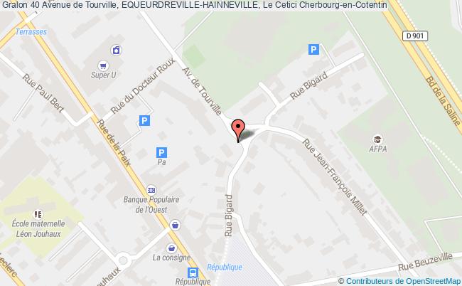 plan 40 Avenue de Tourville, EQUEURDREVILLE-HAINNEVILLE, Le Cetici 