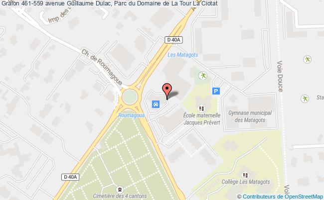 plan 461-559 avenue Guillaume Dulac, Parc du Domaine de La Tour 