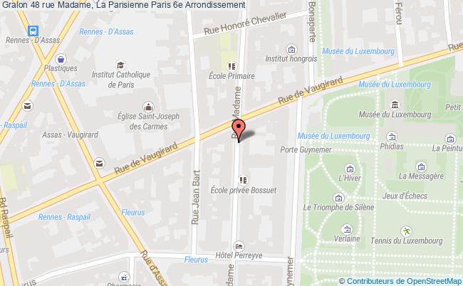 plan 48 rue Madame, La Parisienne 
