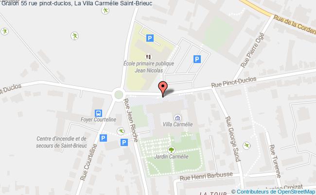 plan 55 rue pinot-duclos, La Villa Carmélie 