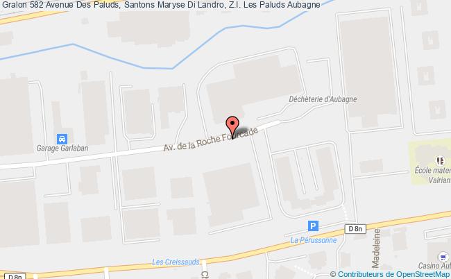 plan 582 Avenue Des Paluds, Santons Maryse Di Landro, Z.I. Les Paluds 