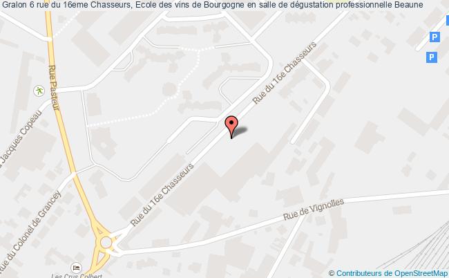 plan 6 rue du 16eme Chasseurs, Ecole des vins de Bourgogne en salle de dégustation professionnelle 