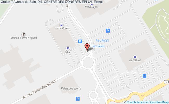 plan 7 Avenue de Saint Dié, CENTRE DES CONGRES EPINAL 
