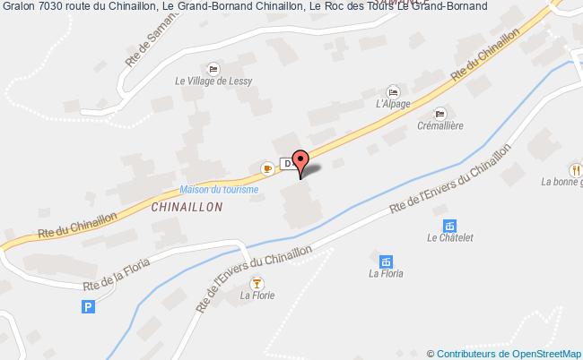 plan 7030 route du Chinaillon, Le Grand-Bornand Chinaillon, Le Roc des Tours 