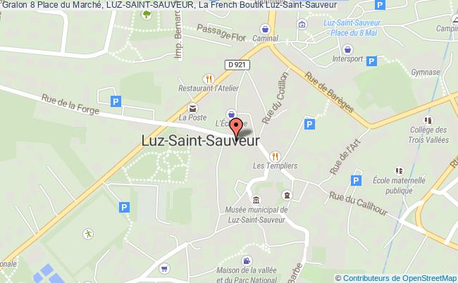 plan 8 Place du Marché, LUZ-SAINT-SAUVEUR, La French Boutik 