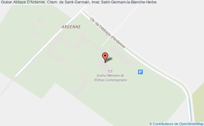 plan Abbaye D'Ardenne, Chem. de Saint-Germain, Imec 
