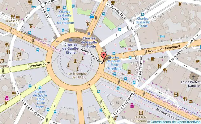 plan Arc de Triomphe - Centre des Monuments Nationaux 