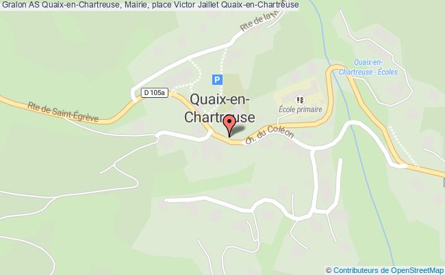 plan AS Quaix-en-Chartreuse, Mairie, place Victor Jaillet 