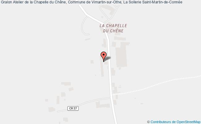 plan Atelier de la Chapelle du Chêne, Commune de Vimartin-sur-Othe, La Sollerie 