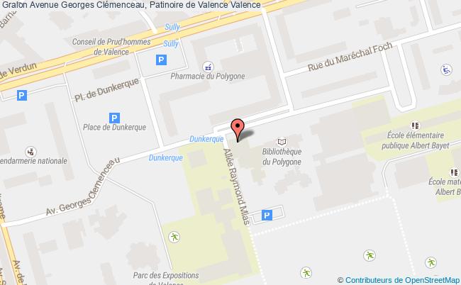 plan Avenue Georges Clémenceau, Patinoire de Valence 