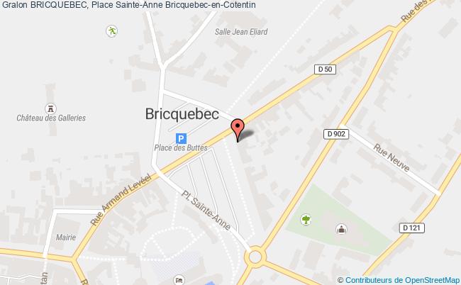 plan BRICQUEBEC, Place Sainte-Anne 