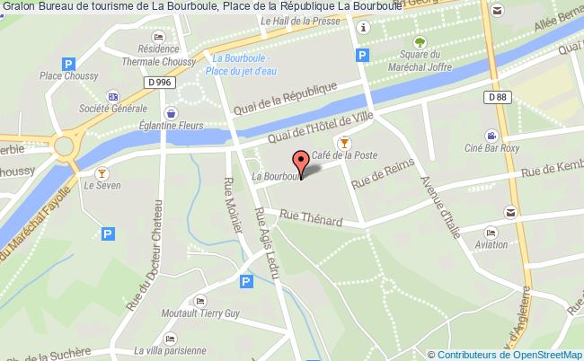 plan Bureau de tourisme de La Bourboule, Place de la République 