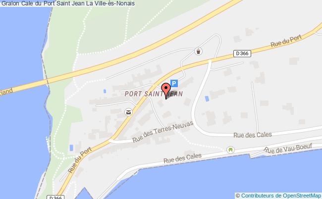 plan Cale du Port Saint Jean 