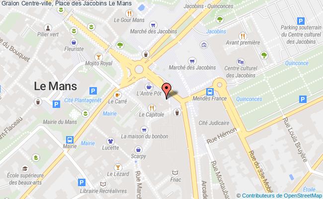 plan Centre-ville, Place des Jacobins 