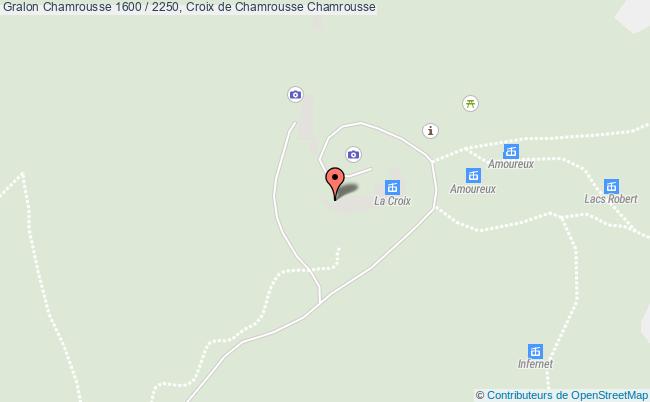 plan Chamrousse 1600 / 2250, Croix de Chamrousse 