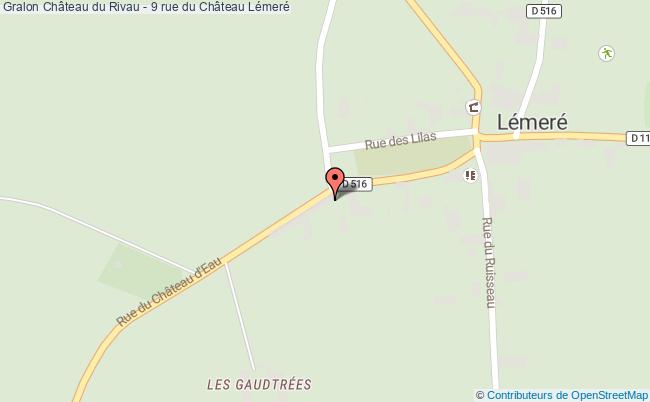 plan Château du Rivau - 9 rue du Château Lémeré
