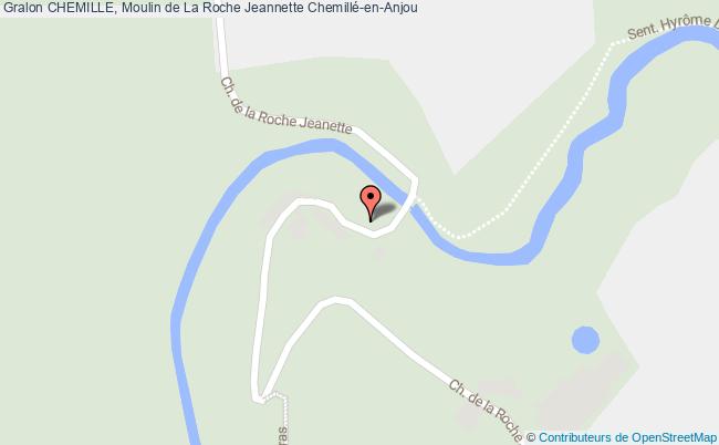 plan CHEMILLE, Moulin de La Roche Jeannette 