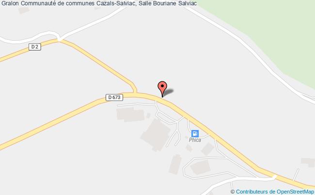 plan Communauté de communes Cazals-Salviac, Salle Bouriane 