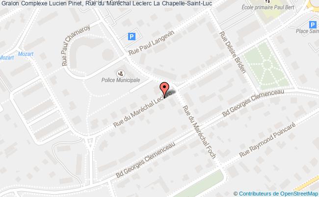 plan Complexe Lucien Pinet, Rue du Maréchal Leclerc 