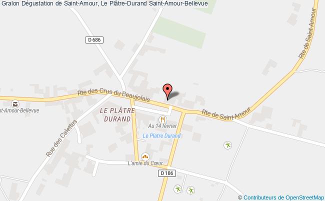 plan Dégustation de Saint-Amour, Le Plâtre-Durand 