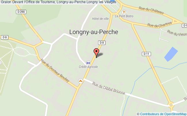 plan Devant l'Office de Tourisme, Longny-au-Perche 
