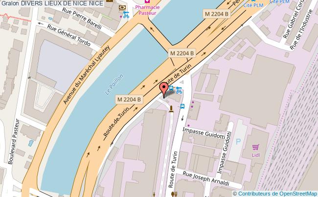 plan DIVERS LIEUX DE NICE Nice
