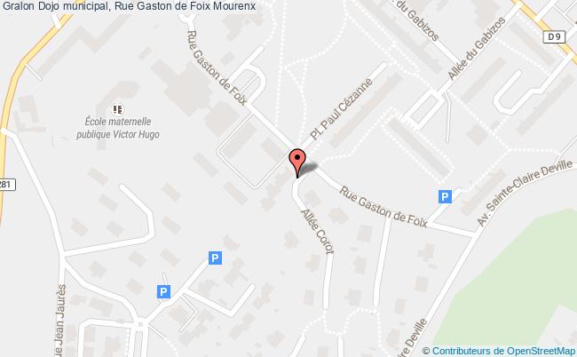 plan Dojo municipal, Rue Gaston de Foix 