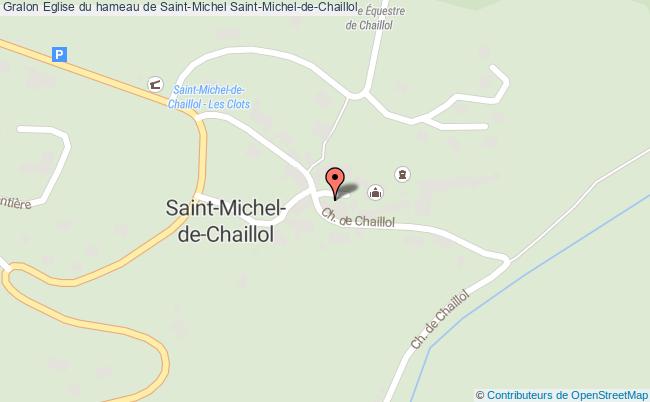 plan Eglise du hameau de Saint-Michel 