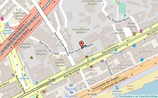 plan ESPACE MAGNAN Nice