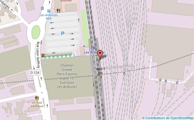 plan Gare Les Ardoines 
