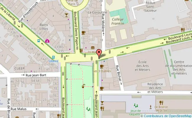 plan Gare Saint-Sauveur 