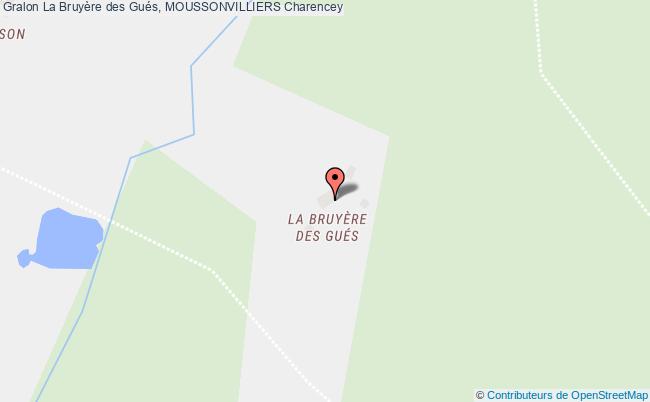 plan La Bruyère des Gués, MOUSSONVILLIERS 