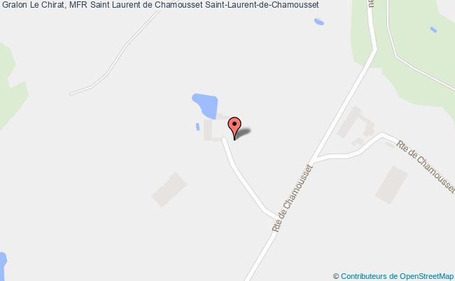 plan Le Chirat, MFR Saint Laurent de Chamousset 