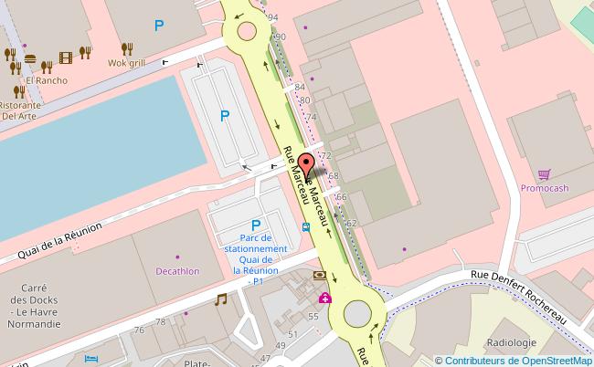 plan Les Docks Café - Parc des Expositions du Havre 