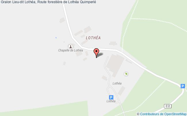 plan Lieu-dit Lothéa, Route forestière de Lothéa 