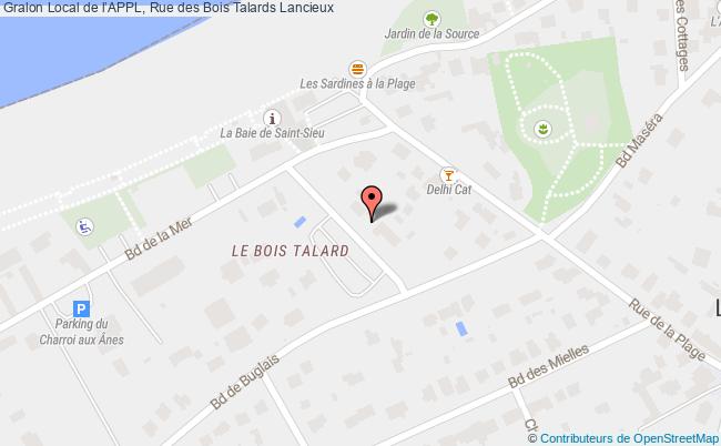 plan Local de l’APPL, Rue des Bois Talards 