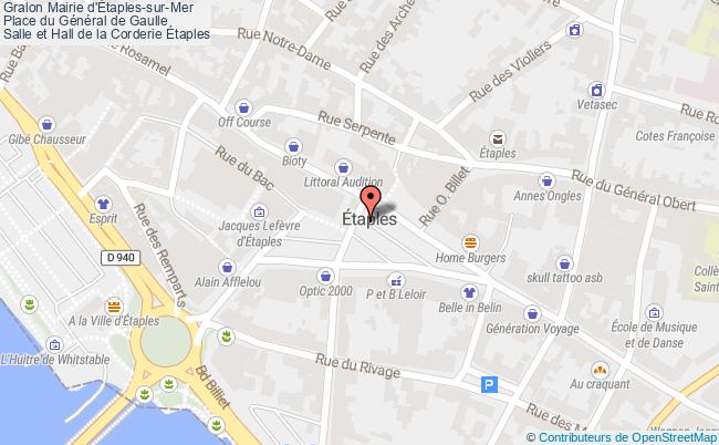 Programme du Mairie d'Étaples-sur-Mer Place du Général de Gaulle Salle ...