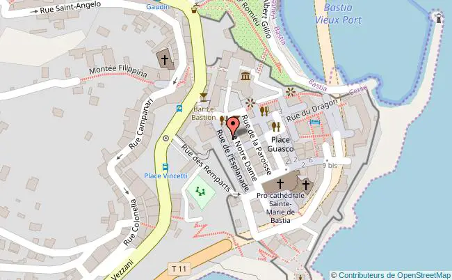 plan Musée d'histoire de Bastia 