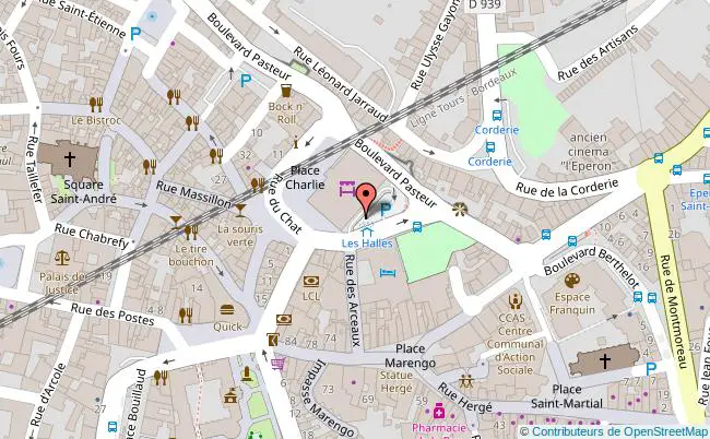 plan Office de tourisme d'Angoulême 