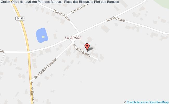 plan Office de tourisme Port-des-Barques, Place des Blagueurs 