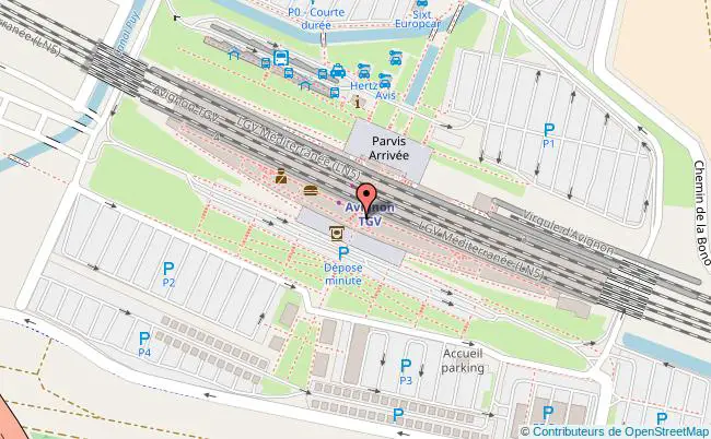 plan Parc des Expositions d&#39;Avignon 